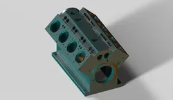V8 Engine Block