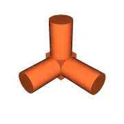 1/2 inch (12.7mm) pvc pipe corner fitting