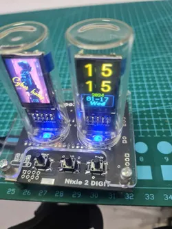 2 DIGIT Nixie Lcd Clock