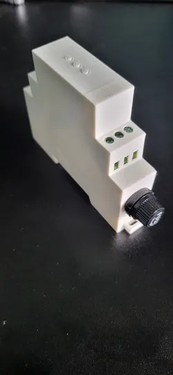 Addressable LED driver din rail enclosure