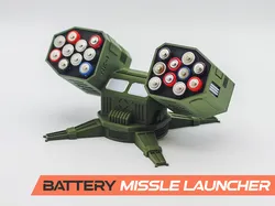 Battery Missle Launcher - AAA and AA - rotatable