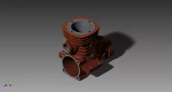Engine Case Rear 3D print model