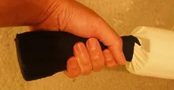Ergonomic weapon handle (LARP/Combat Sport sword/dagger)
