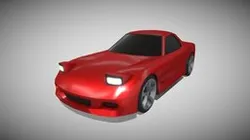 Low Poly Mazda RX-7