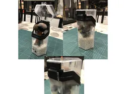 Makeup brush box - Broken Hinge Replacement