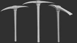 Old Pickaxe - 3D Printable 3D print model