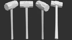 Old Sledgehammer - 3D Printable 3D print model