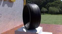 ORTAS TIRE NO 38 GAME READY AND 3D PRINTABLE 3D print model