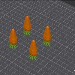 Other STL تنزيل - Carrot – Realistic 3D Model - I30I3I