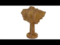 puzzle tree for CNC router cut 3D print model