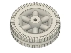 Replacement wheel for grill