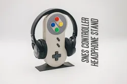 SNES Controller Headphone Stand - Retro Gaming Decor