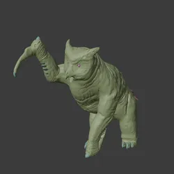 Spec Evo D&D owlbear minitature