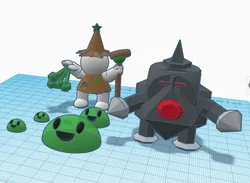 the wizard and the ruby golem