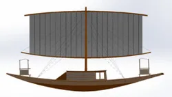 Tut Ank Amon Royal Fishing Boat