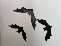 Vintage Halloween Bat Wall Decor