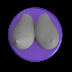 Big Boobs Wall Art (V51)