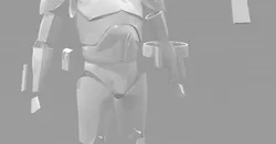 Captain Rex Helmet, Suit, Armour "Revision 2"