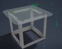Coffee Table (730x730x555)