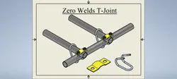 cylindrical tubes joining with no welds