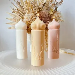 Decorative candle jar - 3D Printable Mosque Style Template