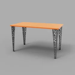 DIY Dining Table Leg Design – CNC Laser Cutting Ready