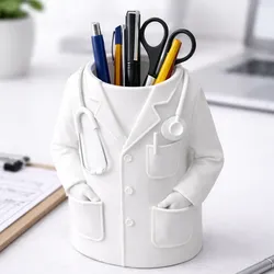Doctor Coat Pen Holder – Medical Desk Organizer STL | Doctor Lab Coat Pen Stand