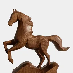 Elegant Rearing Horse Sculpture – 3D Printable Decorative Model