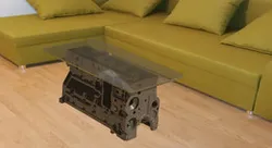 Engine Block Coffee Table