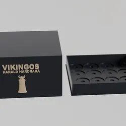 FREE VIKINGS MAGNETIC COLLECTION BOX - HARALD HARDADA 16 PCS.