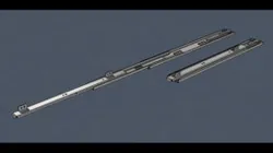 Full-extension 450 mm drawer slide