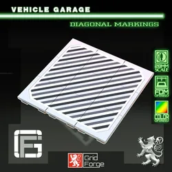 GridForge - Floor - Diagonal Markings