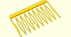 Hair fixing comb