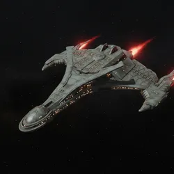 Klingon Dragon Warrior - Star trek battle cruiser