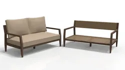 Lounge 2 Seater Chair with wicker