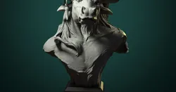 MINOTAUR BUST