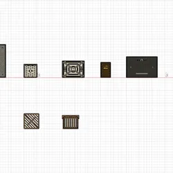 Model Railway Assortment of Manhole Drain Covers
