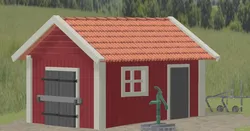 Old waterpump and well H0 1:87 scale