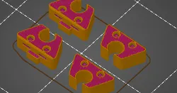 Prusa i3 MK3(S) y-rod-holder no zip/cable tie