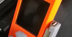 Prusa MINI USB at display holder