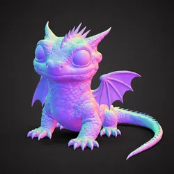 Salamander Dragon high detail