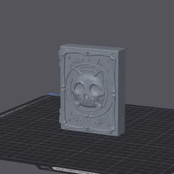 Skull Cat Deco