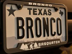 Soporte de matrícula Bronco Sasquatch - Modelo de impresión 3D gratuito