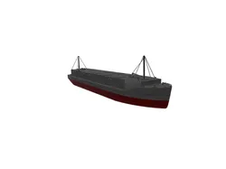 YF-891 USN LIGHTER, BARGE, 1/144 SCALE