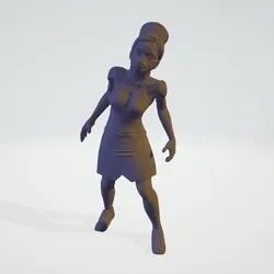 Zombie nurse from 7 Days to Die (classic version)