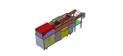 Automatic frying and flipping machine