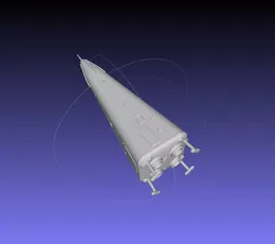 Delta Clipper MD DC-X Printable Miniature 3D print model