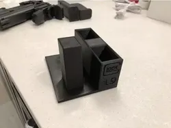 glock 19 pistol stand 3D print model