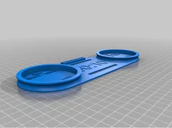 Optical fiber splitter spool support (90:10)