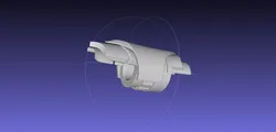 RWBY Ember Celica Yangs Shotgun Gauntlet Model 3D print model